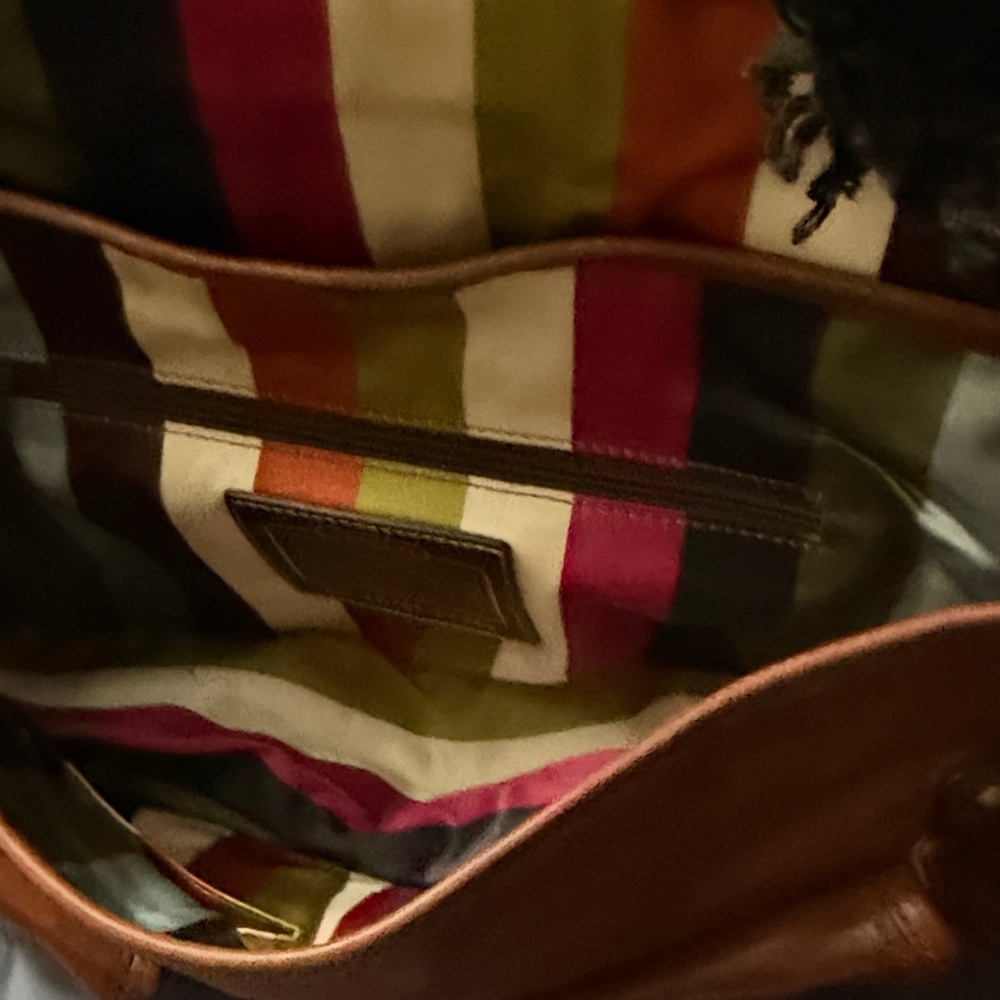Coach Brown Leather Shoulder Bag - Picture 5 of 8
